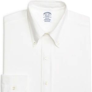 2x Regent Regular Fit Solid White Dress Shirts (size 16.5-34)